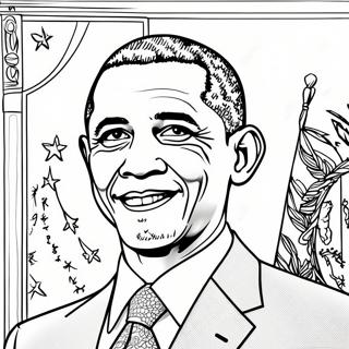 Page A Colorier De Barack Obama 36775-30632