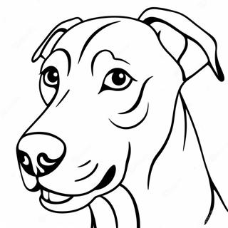 Page A Colorier De Doberman 36845-30695