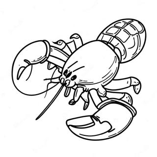 Page A Colorier Du Homard Colore Du Maine 36956-30785