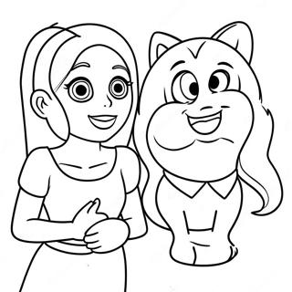 Page A Colorier De Sam Et Cat 36985-30801