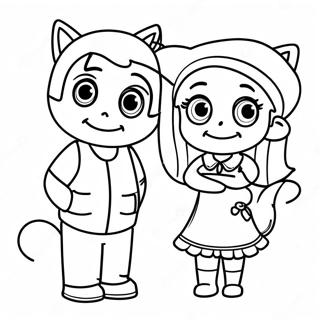 Page A Colorier De Sam Et Cat 36985-30802