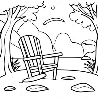 Page A Colorier De Scene Naturelle Relaxante Et Apaisante 37006-30822