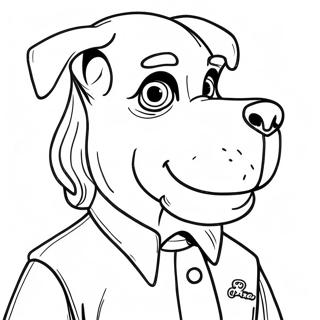 Page A Colorier De Dog Man 37035-30858