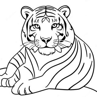 Page A Colorier De Tigre Blanc 37075-30870