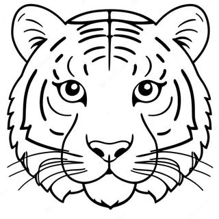 Page A Colorier De Tigre Blanc 37075-30872