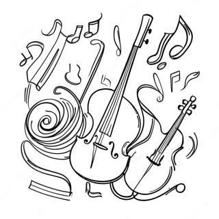 Page A Colorier Dinstrument De Musique 3709-3010