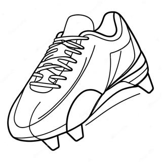 Page A Colorier De Chaussures De Football 37115-30906