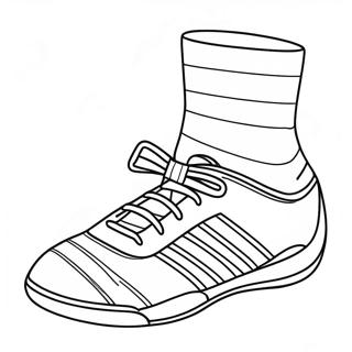 Page A Colorier De Chaussures De Football 37115-30908