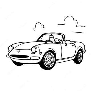 Page A Colorier De La Miata Classique Decapotable 37126-30917