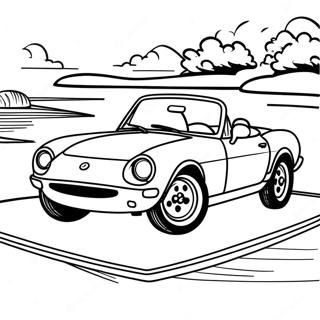 Page A Colorier De La Miata Classique Decapotable 37126-30919