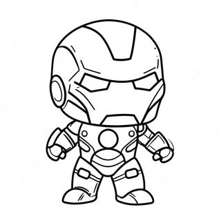 Page A Colorier Du Bebe Chibi Iron Man Adorable 37186-30965