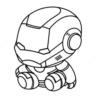 Page A Colorier Du Bebe Chibi Iron Man Adorable 37186-30966