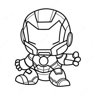 Page A Colorier Du Bebe Chibi Iron Man Adorable 37186-30967