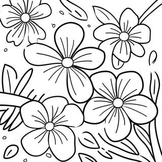 Page A Colorier Fleurs Hawaiennes 37245-31007