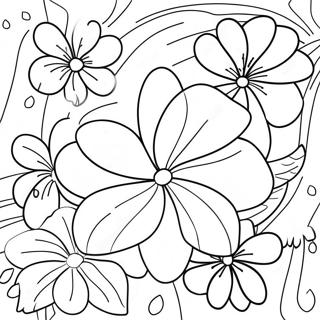 Page A Colorier Fleurs Hawaiennes 37245-31008