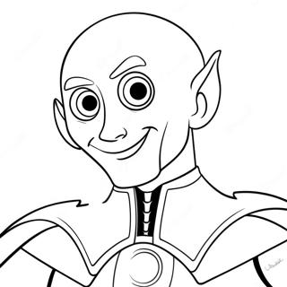 Megamind Pages À Colorier