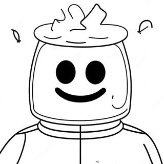 Page A Colorier Marshmello 37275-31034