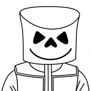 Page A Colorier Marshmello 37275-31035