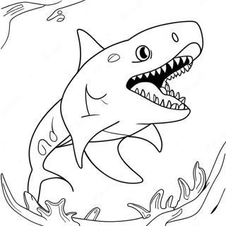 Requin Gobelin Pages À Colorier