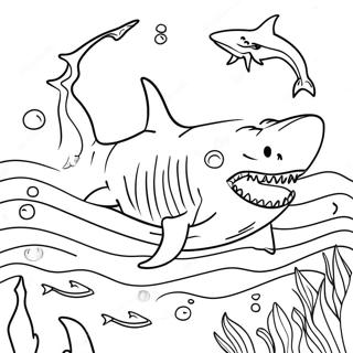 Requin Gobelin Pages À Colorier