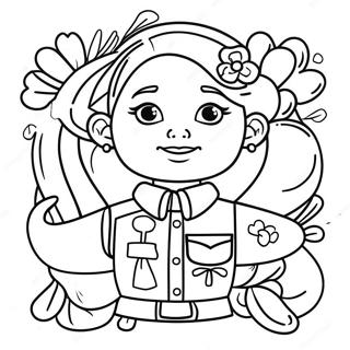 Page A Colorier De La Loi Des Girl Scouts 37335-31079