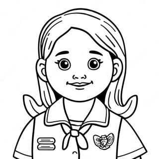 Page A Colorier Du Serment Colore Des Girl Scouts 37336-31095