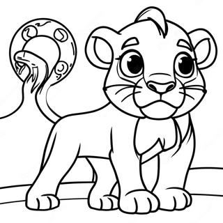 Le Roi Lion 2 Pages À Colorier