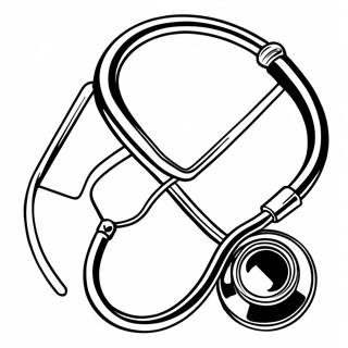 Page A Colorier Stethoscope Colore De Medecin 37396-31136