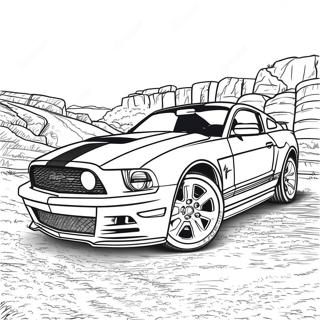 Mustang Gt Mustang Pages À Colorier