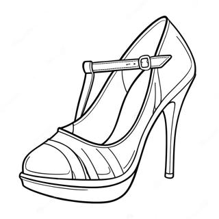 Page A Colorier Talons Hauts Elegants 37416-31151