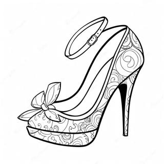 Page A Colorier Talons Hauts Elegants 37416-31152