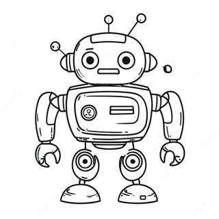 Rob Le Robot Pages À Colorier