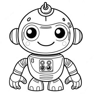 Page A Colorier De Rob Le Robot Mignon 37526-31237