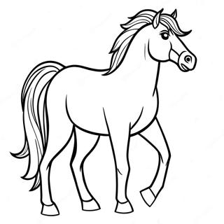 Page A Colorier De Cheval Paint 37555-31258