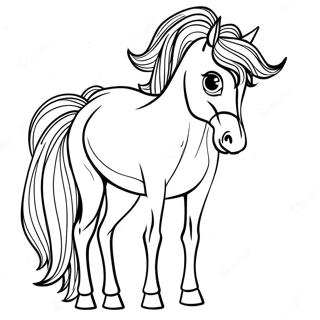 Page A Colorier De Cheval Paint 37555-31259