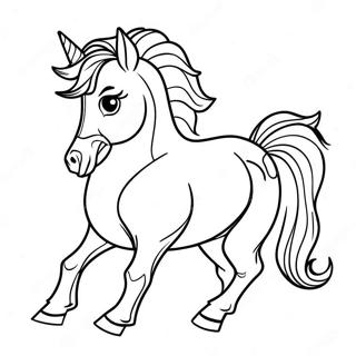 Page A Colorier De Cheval Paint 37555-31260