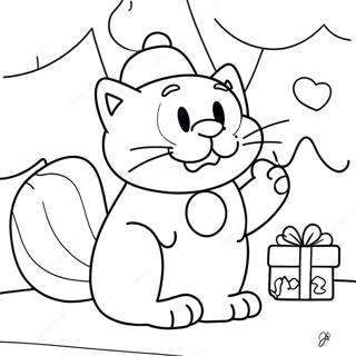 Page A Colorier De Noel De Garfield 37565-31267