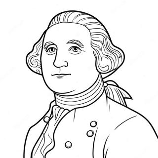 Feuille De George Washington Pages À Colorier