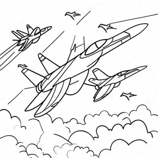 Page A Colorier Des Blue Angels 37636-31332