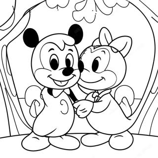 Valentins Disney Pages À Colorier