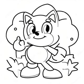 Page A Colorier Joyeux Anniversaire Sonic 37666-31339