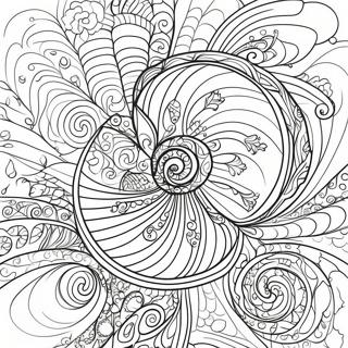 Page A Colorier De Motif En Tourbillon 37676-31346