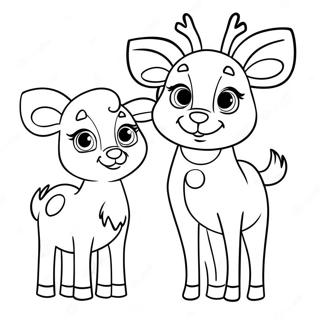 Page A Colorier De Rudolph Et Clarice 37686-31354