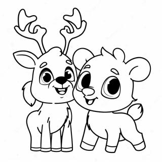 Page A Colorier De Rudolph Et Clarice 37686-31356