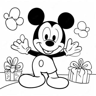 Joyeux Anniversaire Mickey Mouse Clubhouse Pages À Colorier