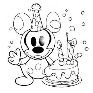 Page A Colorier Joyeux Anniversaire Mickey Mouse Clubhouse 37696-31375