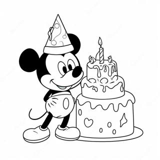 Joyeux Anniversaire Mickey Mouse Clubhouse Pages À Colorier