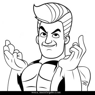 Page A Colorier Johnny Bravo 37726-31395