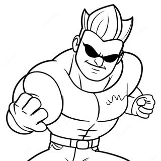 Page A Colorier Johnny Bravo 37726-31396