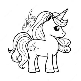 Page A Colorier Licorne Etincelante Lol 37757-31414